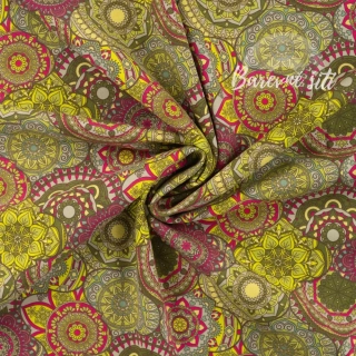 Teplákovina Mandala Orient Khaki (E) 1,1m/ks