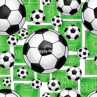 Teplákovina, Fotbalové míče, zelená hřiště (E)