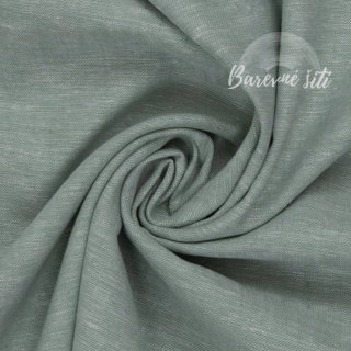 Len s bavlnou Jeans efekt Máta (E) 1m/ks