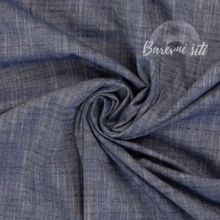 Košilovina, chambray, Sanna Navy (E)