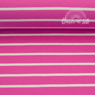 Úplet, Barbie růžová s pruhy (E) 1,55m/ks