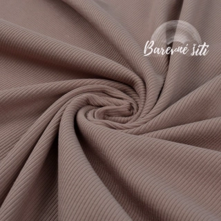 Žebrovaný úplet, Mauve (E)