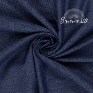 Košilovina, chambray Mika Navy (E)